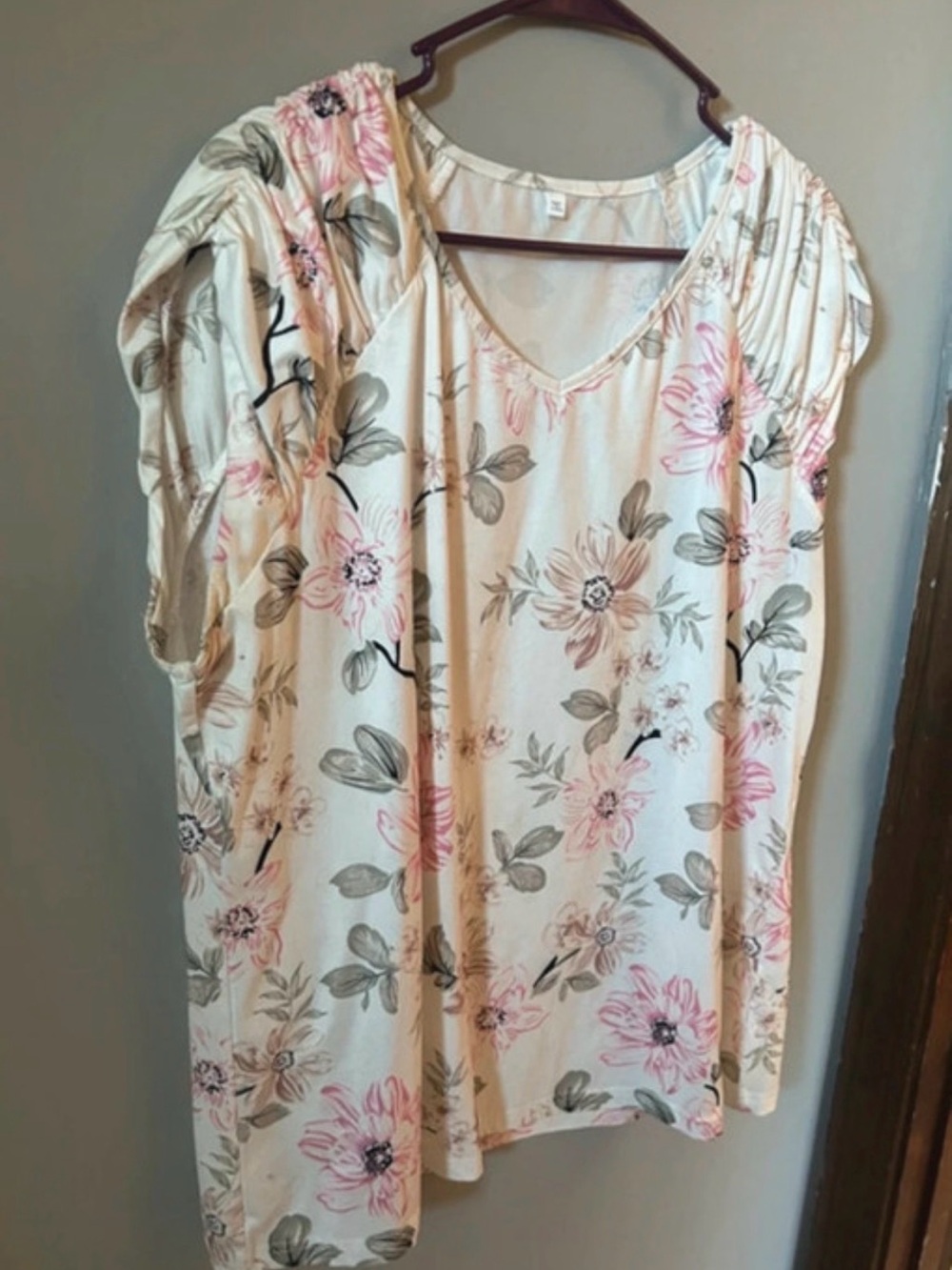 Floral V-Neck Women’s Top